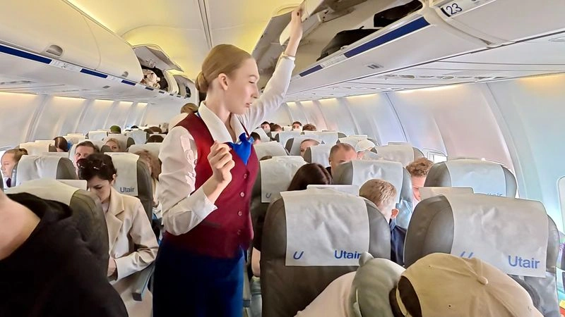 Новое видео: Boeing 737-800 а/к Utair, рейс Сургут — Санкт-Петербург