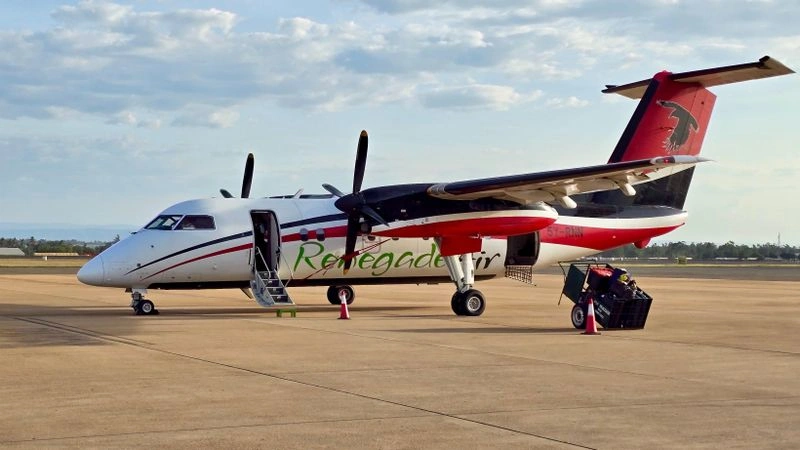 Новое видео: Dash 8-100 а/к Renegade Air, рейс Кисуму — Найроби Уилсон