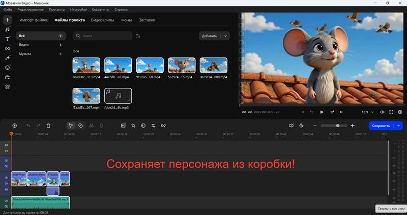 Omni: ИИ наконец-то научился монтировать видео «по кусочкам» и сохранять персонажа «из коробки» (ну почти)