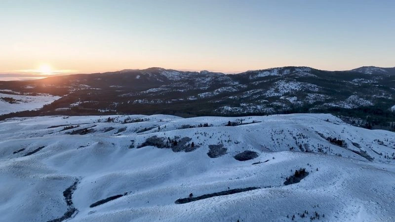 Каркаралы — Рассвет — Зимний лес