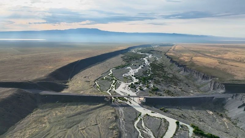 Джунгарские ворота — река Ыргайты — горы Аксай