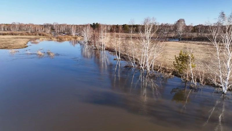 р. Талкара — Весна — Разливы — Половодье