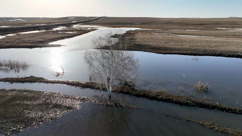 р. Талкара — Весна — Разливы — Половодье