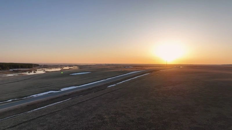 р. Талкара — Закат