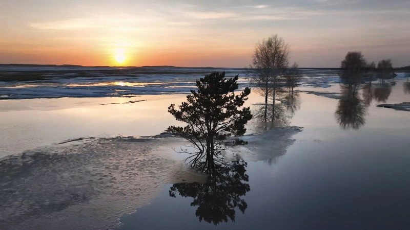 Жасыл — Весна — Разливы — Половодье
