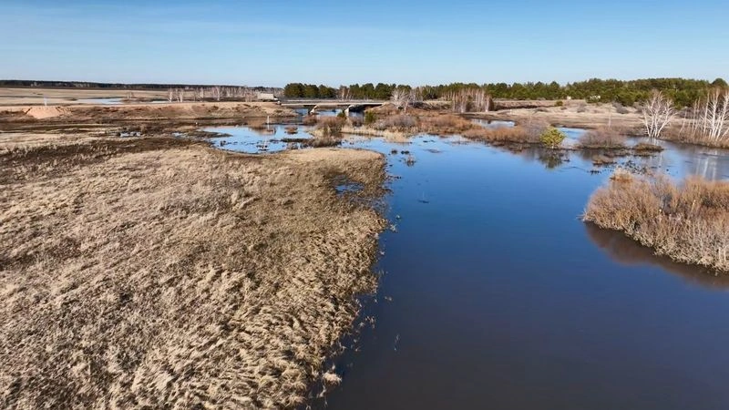 р. Талкара — Весна — Разливы — Половодье