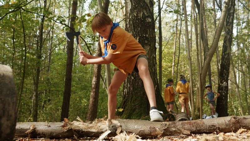Setting up a Boy Scout camp (full video)