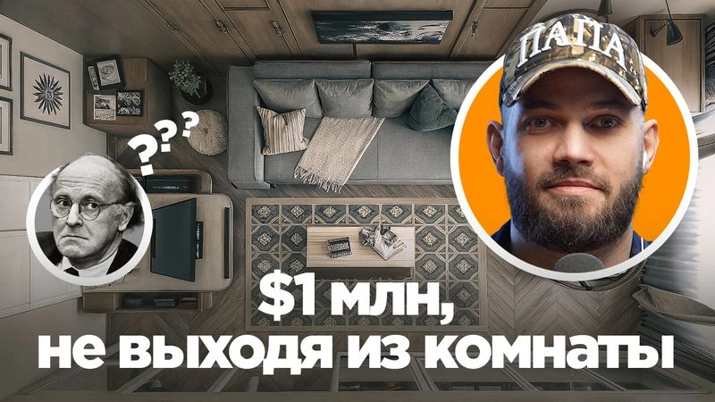А как насчёт… закрыться в комнате, пока не заработаешь миллион баксов?