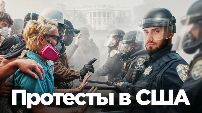 Калифорния в огне: мигранты и Ньюсом против армии и Трампа