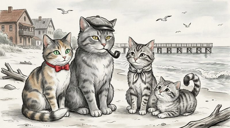 Зеленоградские коты. Рассказ второй. Налёт балтийских бандитов