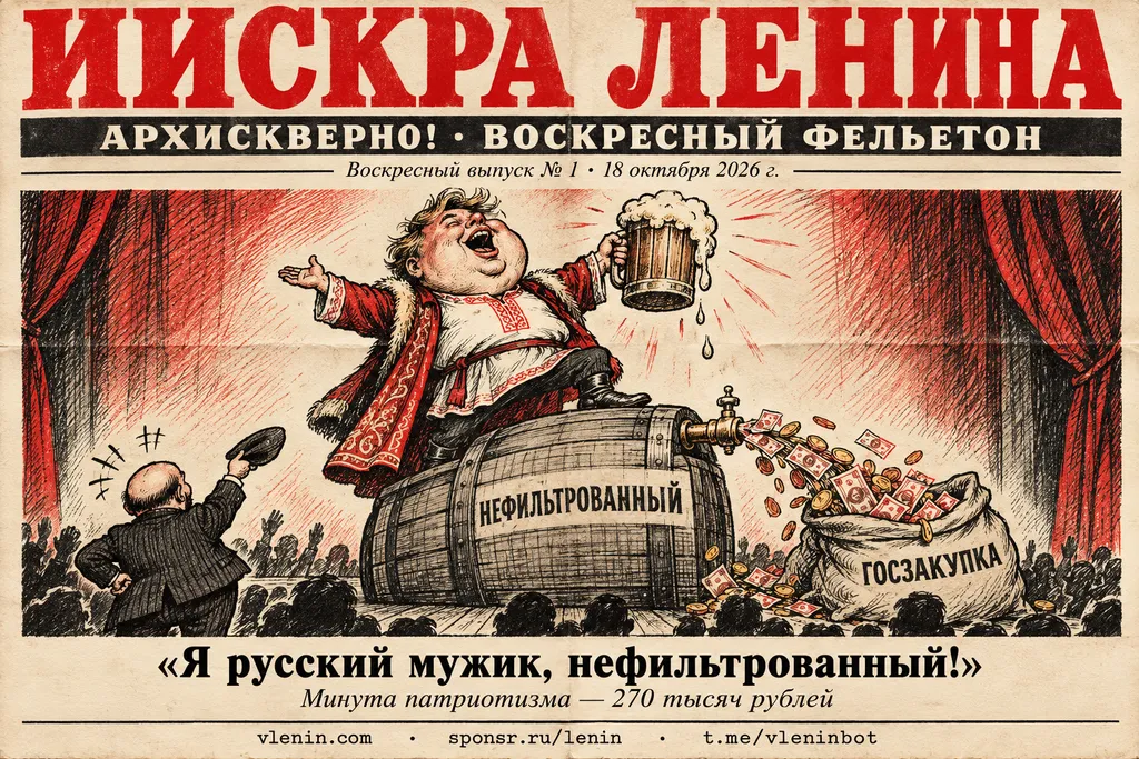 Нефильтрованный: о русском мужике, пиве и патриотизме по госзакупке