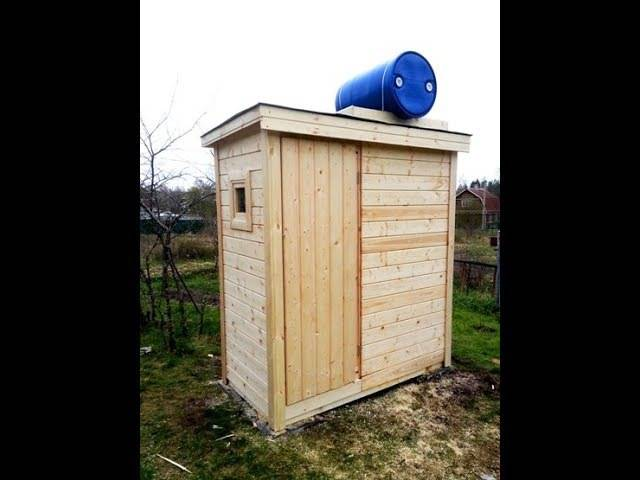 Душ спасал в жару и после работы на участке возле дома