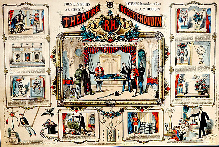 Афиша театра Робер-Уден (неизвестный художник, конец XIX века)