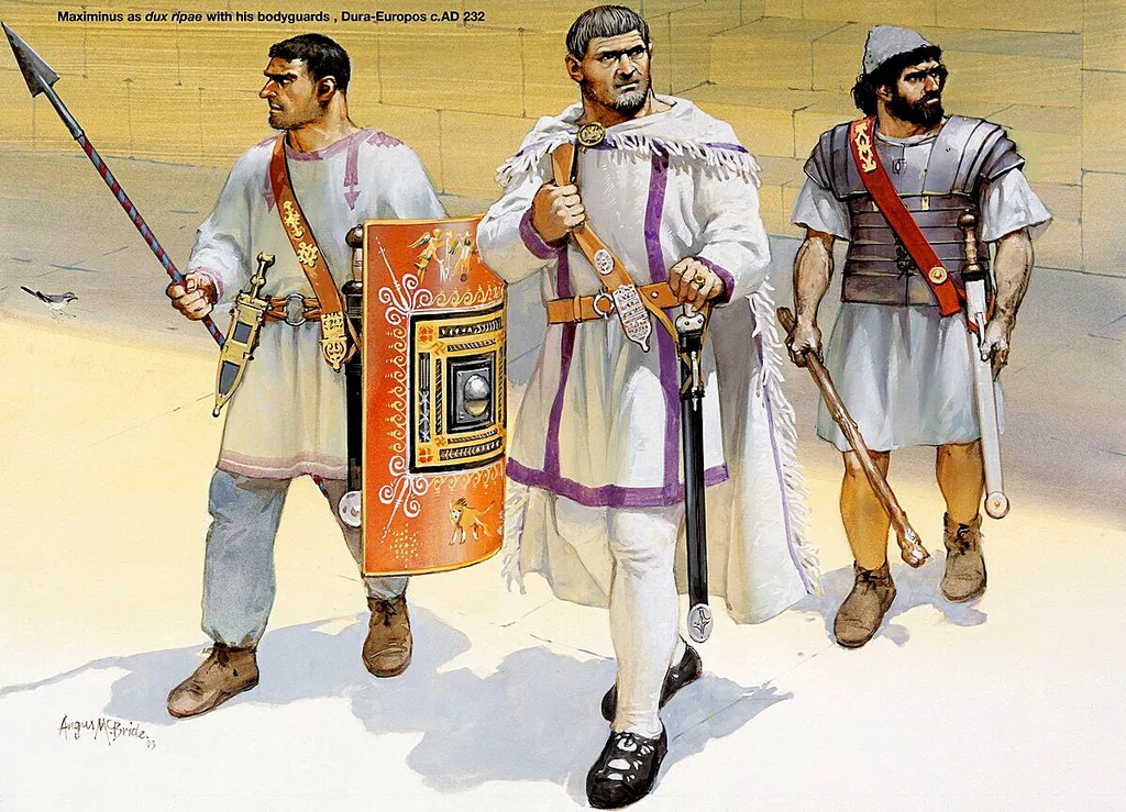 Император Максимин Фракиец со своими телохранителями