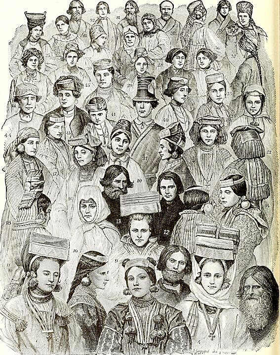 Типывеликороссов. Универсальная история Ридпата, 1897 г.

