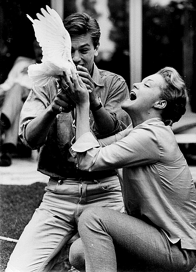 с Роми Шнайдер