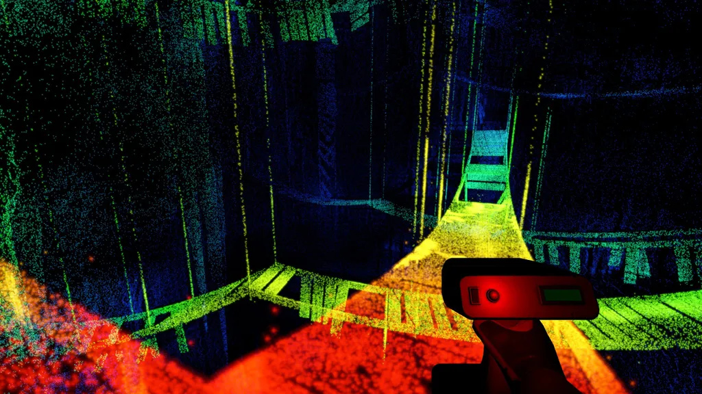 По идее, просканировать надо только дырки в мостиках, чтобы знать, где прыгать. Но ты не можешь удержаться и сканируешь всё.