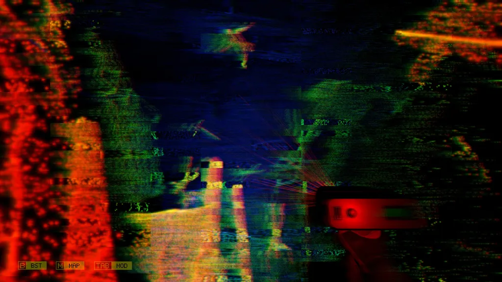 По виртуальной картинке идут помехи, а мы видим то, чего видеть не должны. 'Это не может быть просто сбой'. Ну, не может, так не может. Как хотите.