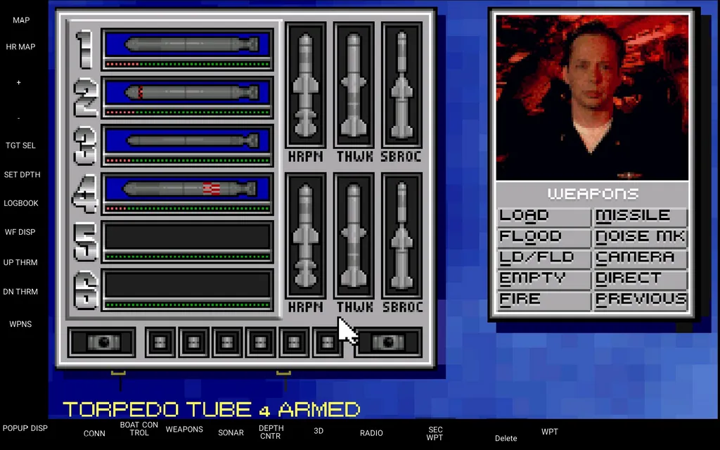 Все четыре типа торпед. А то, что подписано SBROC — это не 'Саброк' и не 'Си Ланс'. А неведома зверюшка, как она есть. По крайней мере, на вид.