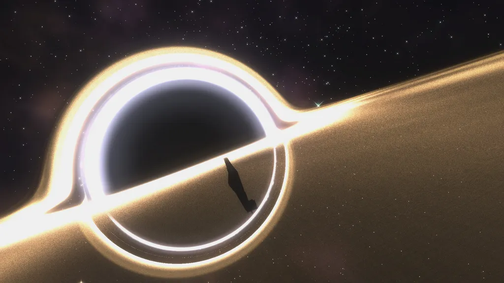 А вот так ваш кораблик выглядит снаружи. Придётся побольше почитать про аккреционные диски, кстати.