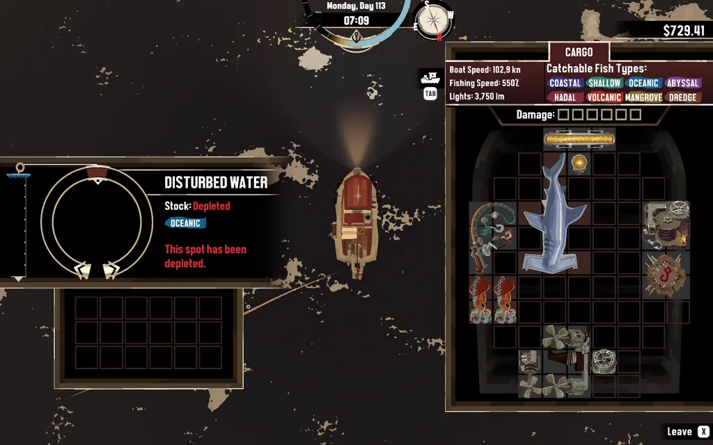 Самые прибыльные рыбы имеют максимальный размер и предельно сложную форму. Вторая акула-молот в трюм ещё влезет. Третья уже нет.