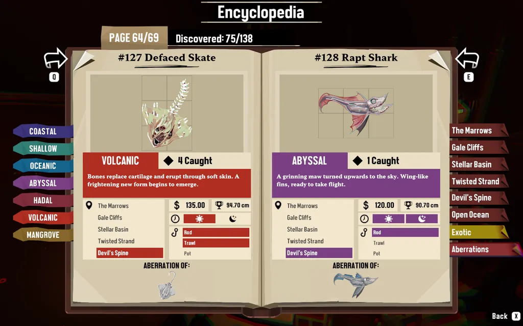 Мир игры – место, в общем-то, проклятое. У каждого вида рыбы есть одна-две 'аберрации'. За пойманного мутанта платят больше.