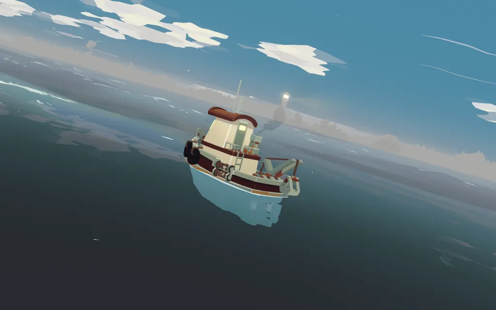 С кормы свисает та самая dredge – драга. Вещь, принципиально необходимая и для личного обогащения, и для выполнения основного квеста. И вообще, именно с удачного ковыряния пучин драгой всё и началось.