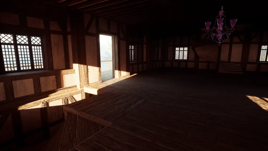 Пятно света слева падает из дверного проёма у нас за спиной. От окон толку немного.