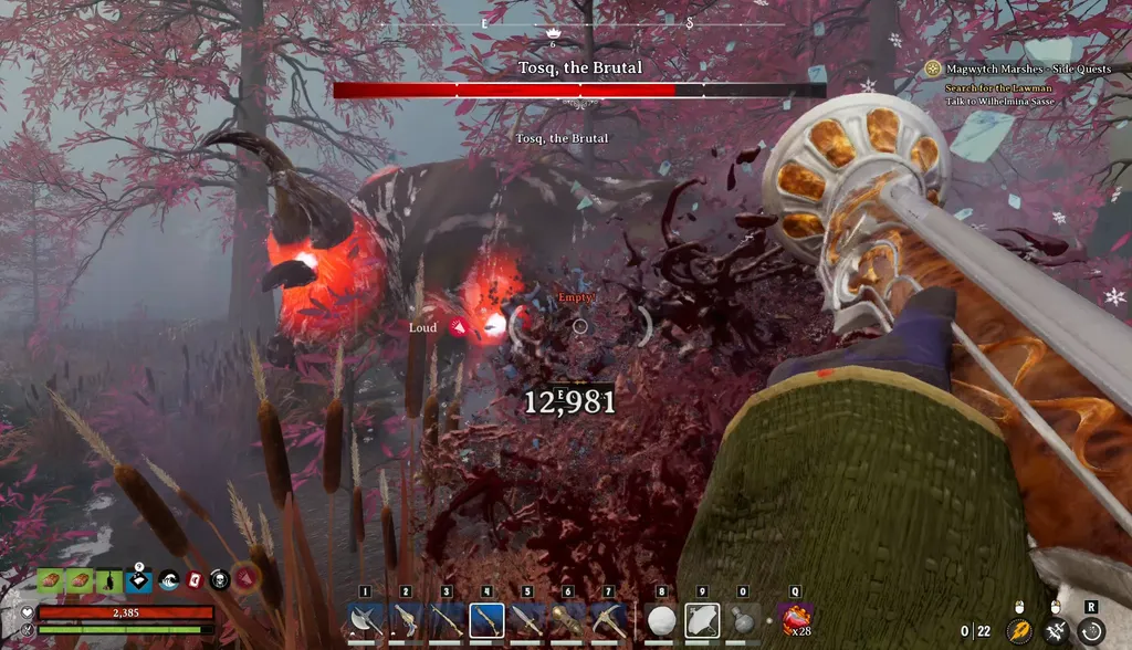 Видеозапись Steam прекрасна в своей безжалостности. Она не только снабжает вас красивыми скриншотами, но и беспощадно обнажает все сделанные ошибки.  Здесь ошибок много; лишь одна из них - в данной конкретной ситуации стрелять надо было не из дробовика, а из винтовки. Весь тактический рисунок поменялся бы. Яркие ауры - это специальное заклинание подсвечивает критические точки.