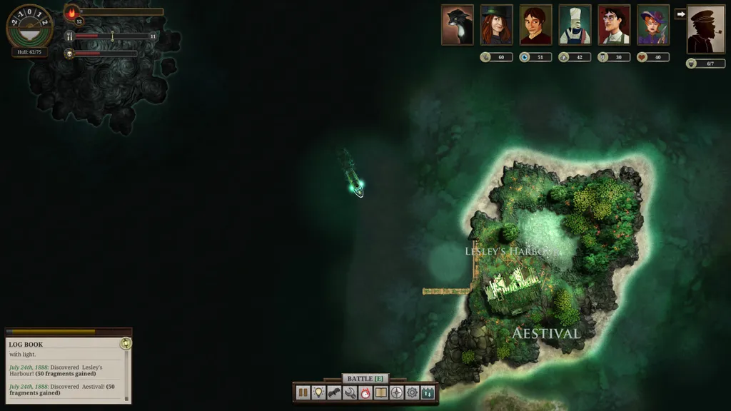 Вот мы и нашли солнечный остров в море без солнца. С ним связан один из возможных основных квестов.