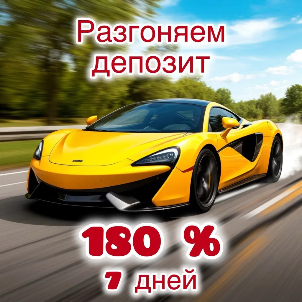 180% за неделю. Разгон депозита.