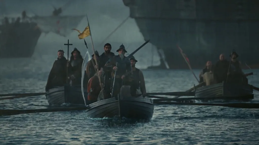 Кадр из кинофильма М. Гибсона "Апокалипто" (2006).