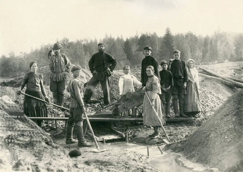 Платиновый прииск Нижне-Тагильского округа, 1915 г.