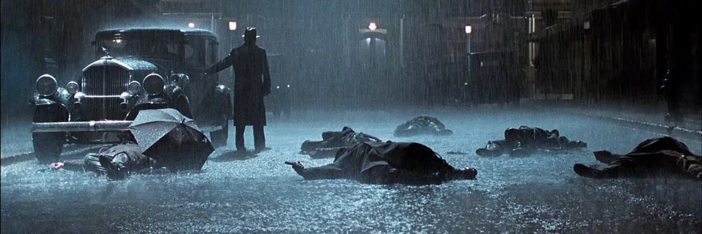 Кадр из кинофильма С. Мендеса "Проклятый путь" (2002).