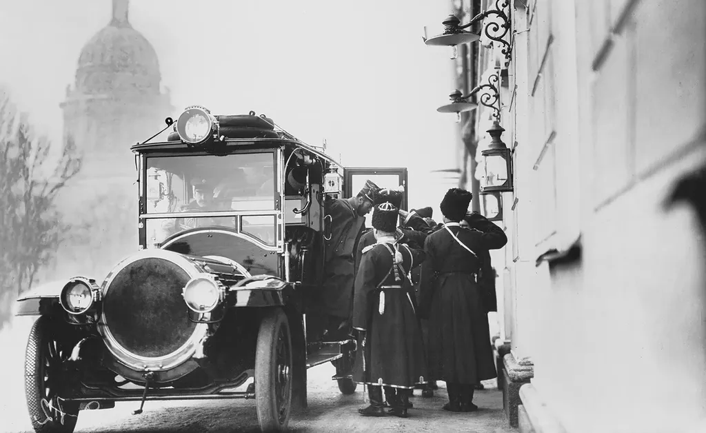 Приезд императора Николая II в Правительствующий Сенат. 1911.