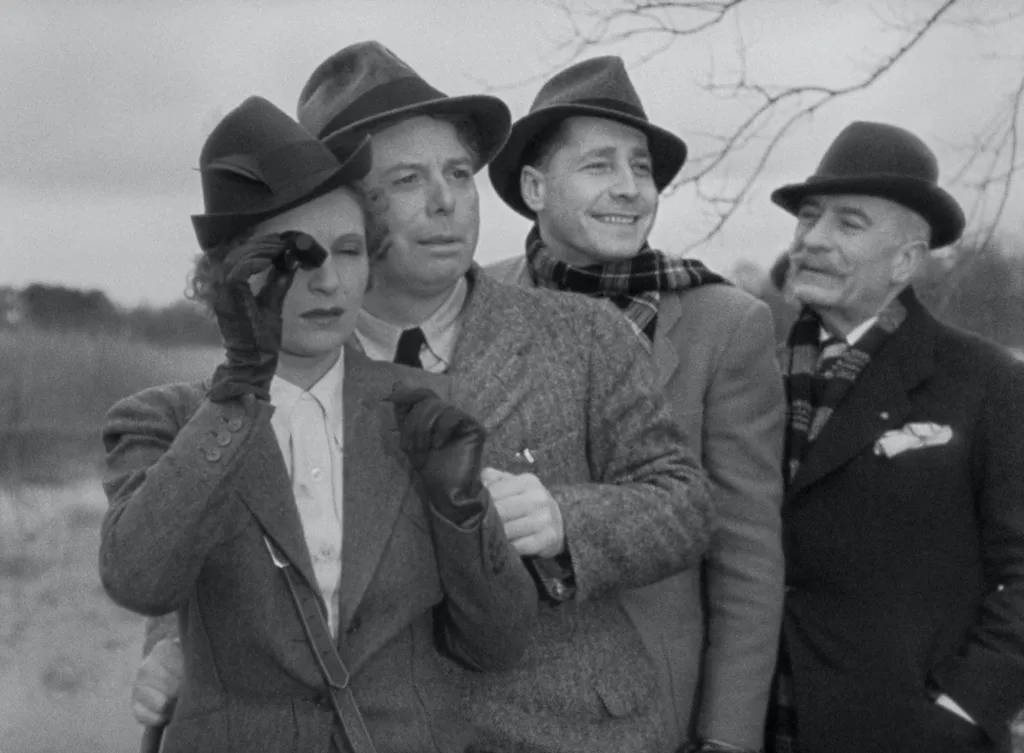 Кадр из кинофильма Ж. Ренуара "Правила игры" (1939).