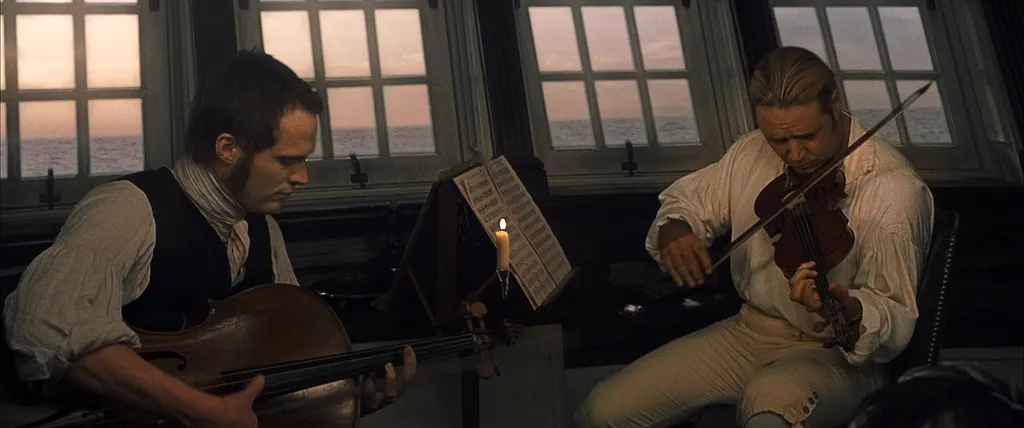 Кадр из кинофильма П. Уира "Хозяин морей: На краю земли" (2003).