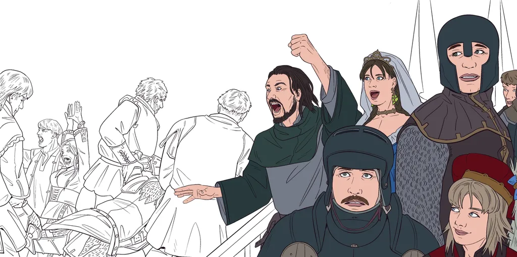 Меч Без Имени, комикс, страница 53, фрагмент, арт