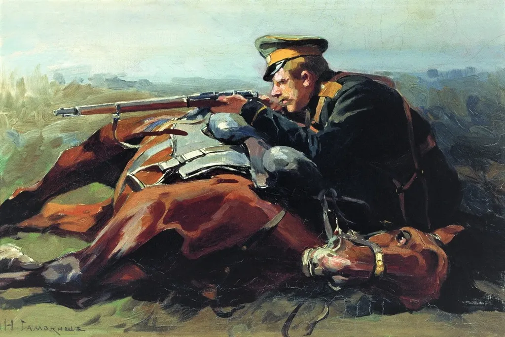 Старый казачий способ стрельбы. Жестоко, но рационально