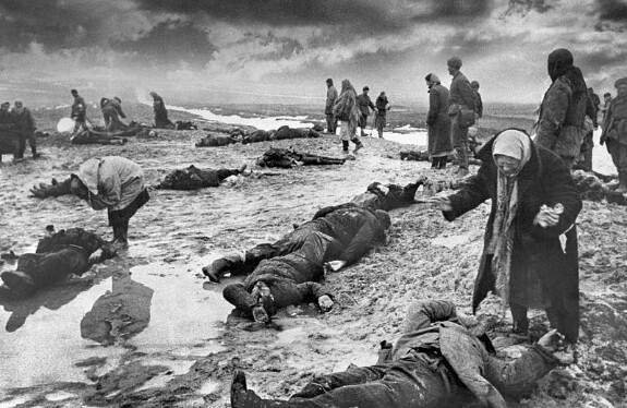 Багерово, Крым, 1942, место массового расстрела