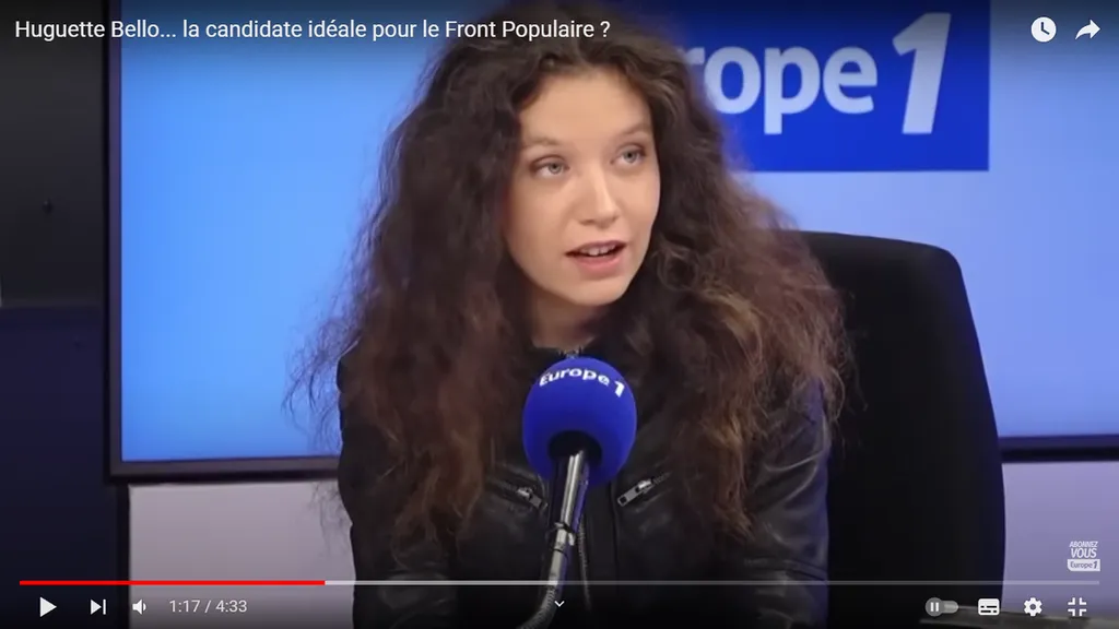 Лу Фритель. Скриншот из передачи с канала  Europe1 в YouTube.