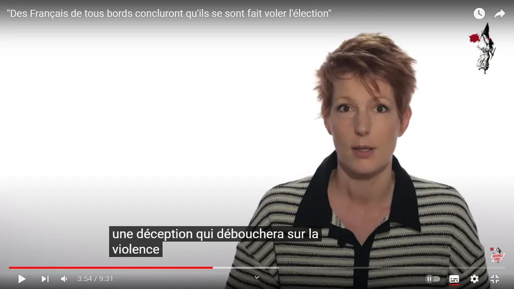 Наташа Полони. Скриншот с канала Marianne в YouTube