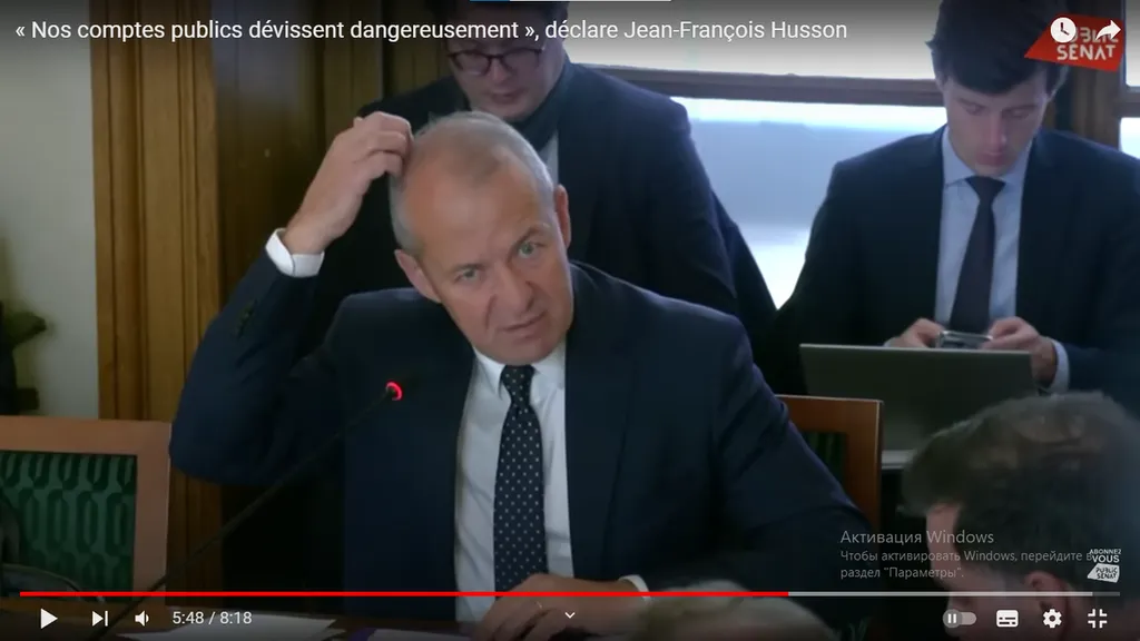 Жан-Франсуа Юссон. Скриншот с канала Public Senat в YouTube.