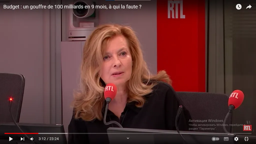 Валери Триервейлер. Скриншот с канала RTL в YouTube.