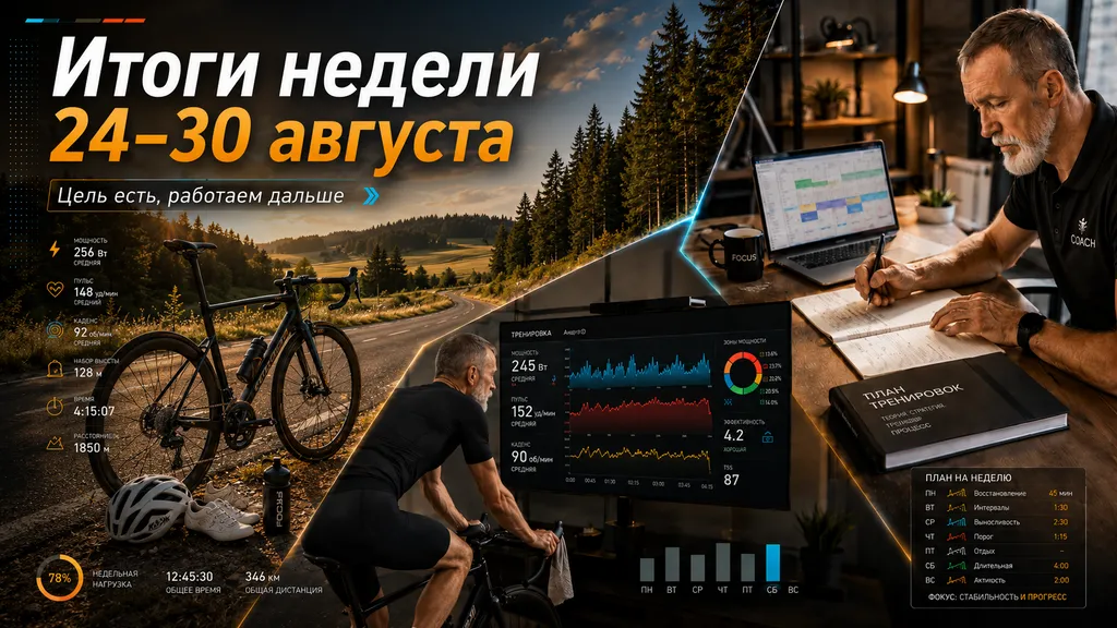 Дневник тренировок. 24–30 августа