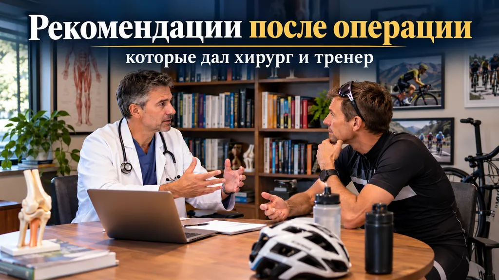 Рекомендации после операции, которые дал хирург и тренер