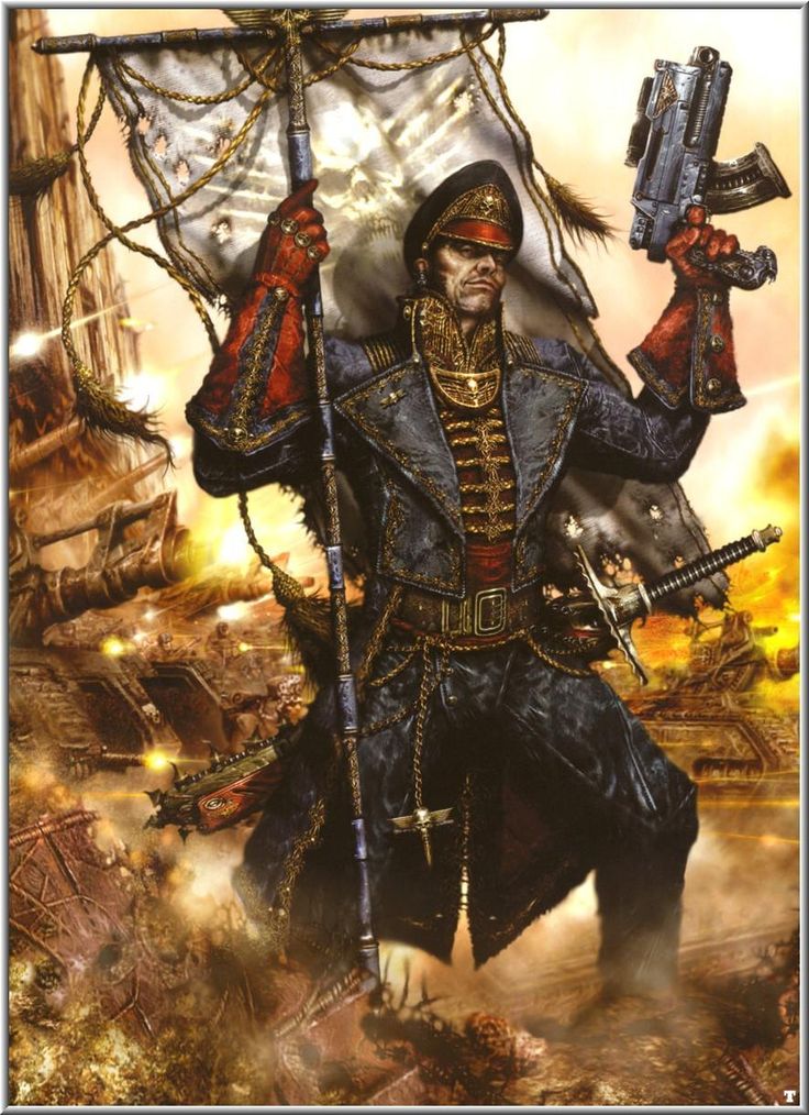 Позировал он только с болтером...