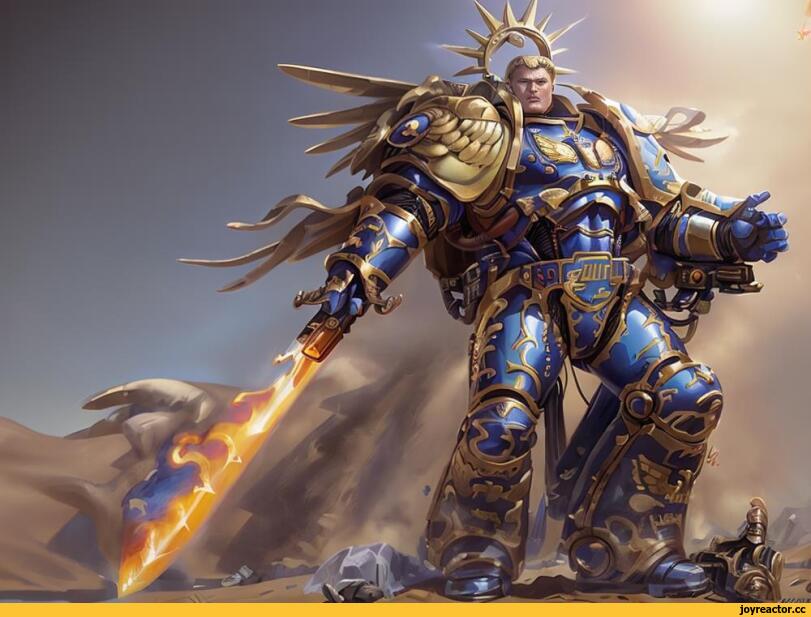 С мечом бати он смотрится круто...