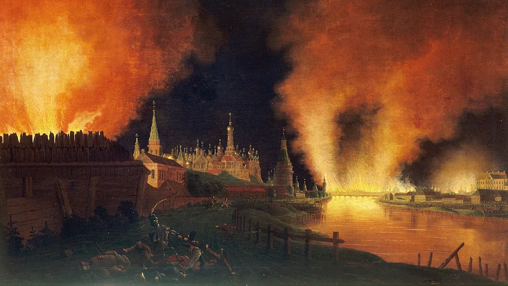 Пожар в Москве 1812-го года...