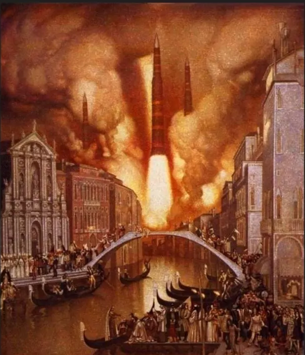 Это из Венеции ракеты стартуют, да?